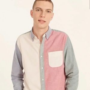 NWT J.Crew Broken-In Organic Cotton Oxford Shirt. Men’s Large Regular Fit